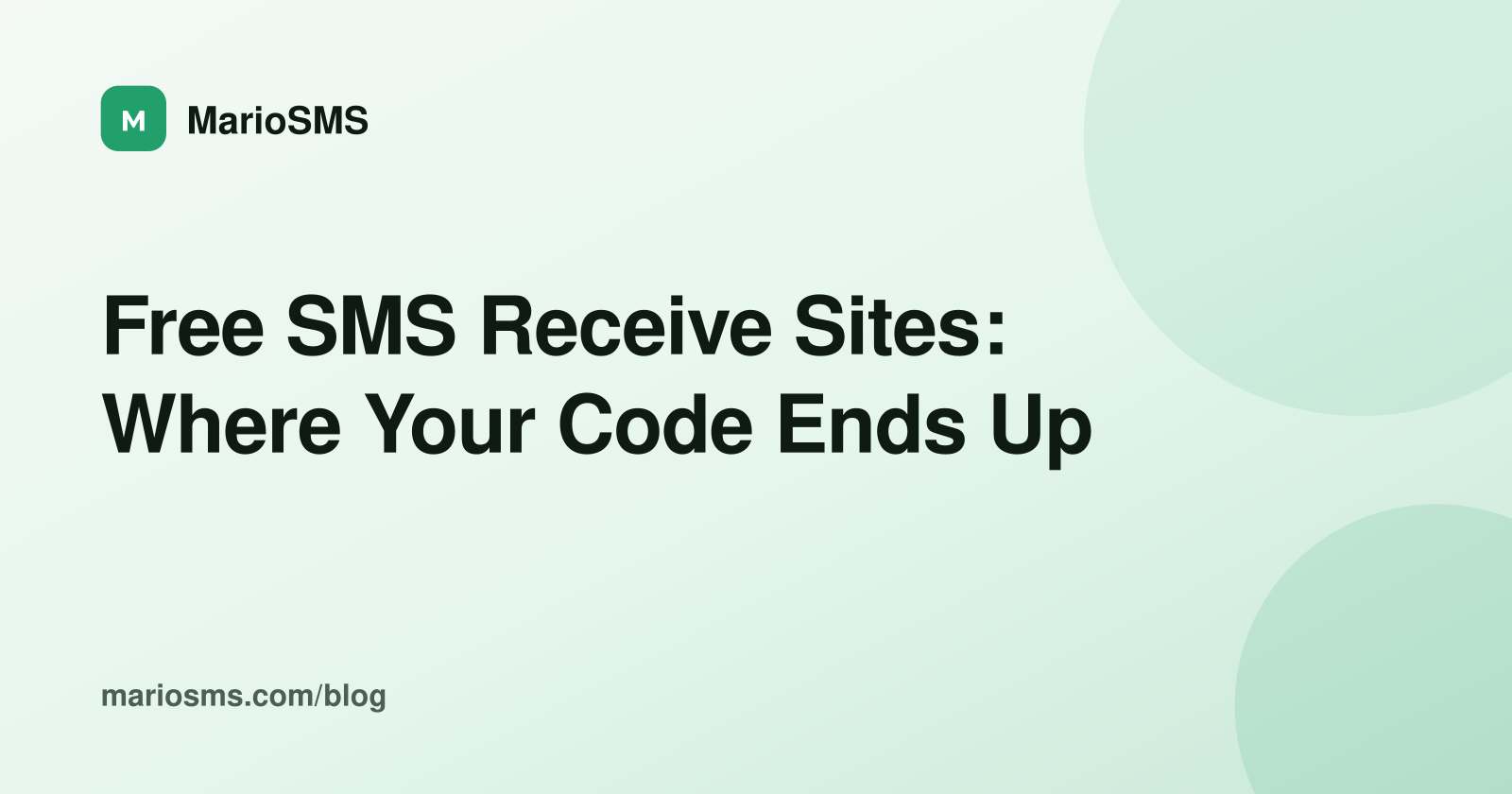 Free SMS Receive Sites: Where Your Code Ends Up