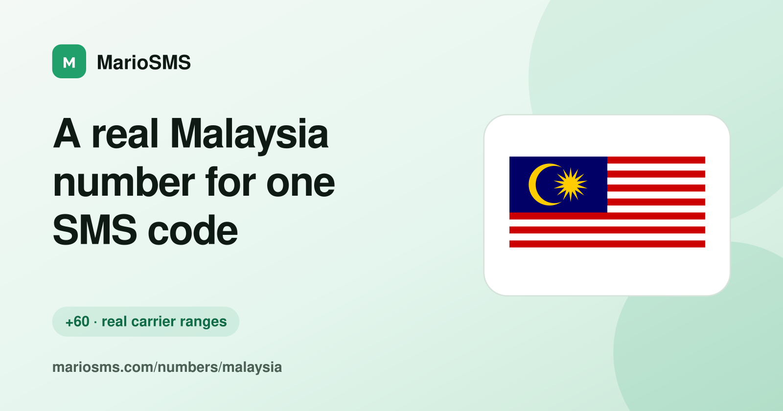 Rented Malaysian +60 mobile number receiving a Shopee verification code