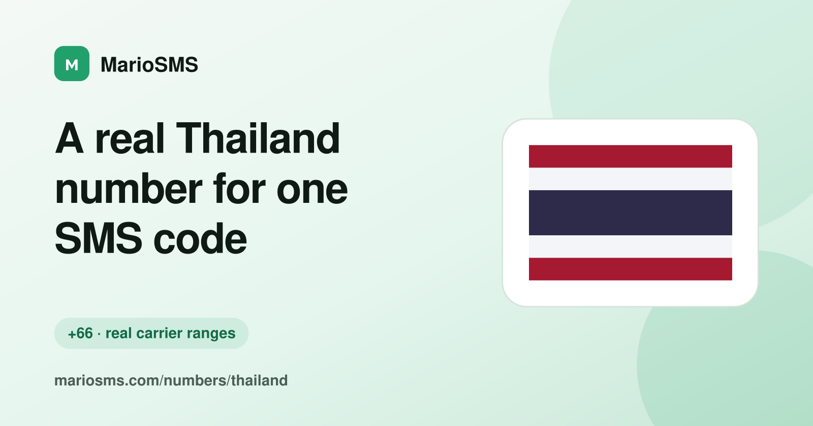 Rented Thai +66 mobile number receiving a LINE registration code