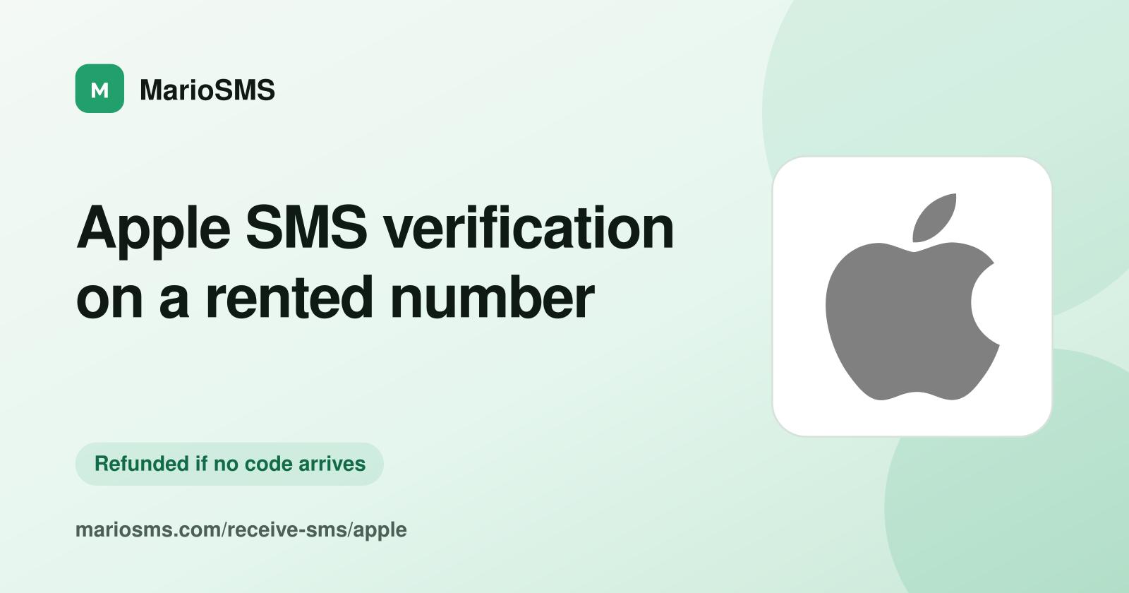 Apple ID verification code received on a rented trusted number