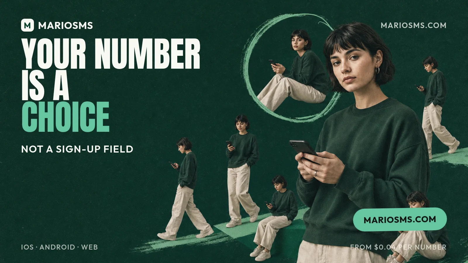 Choosing when to share a personal number