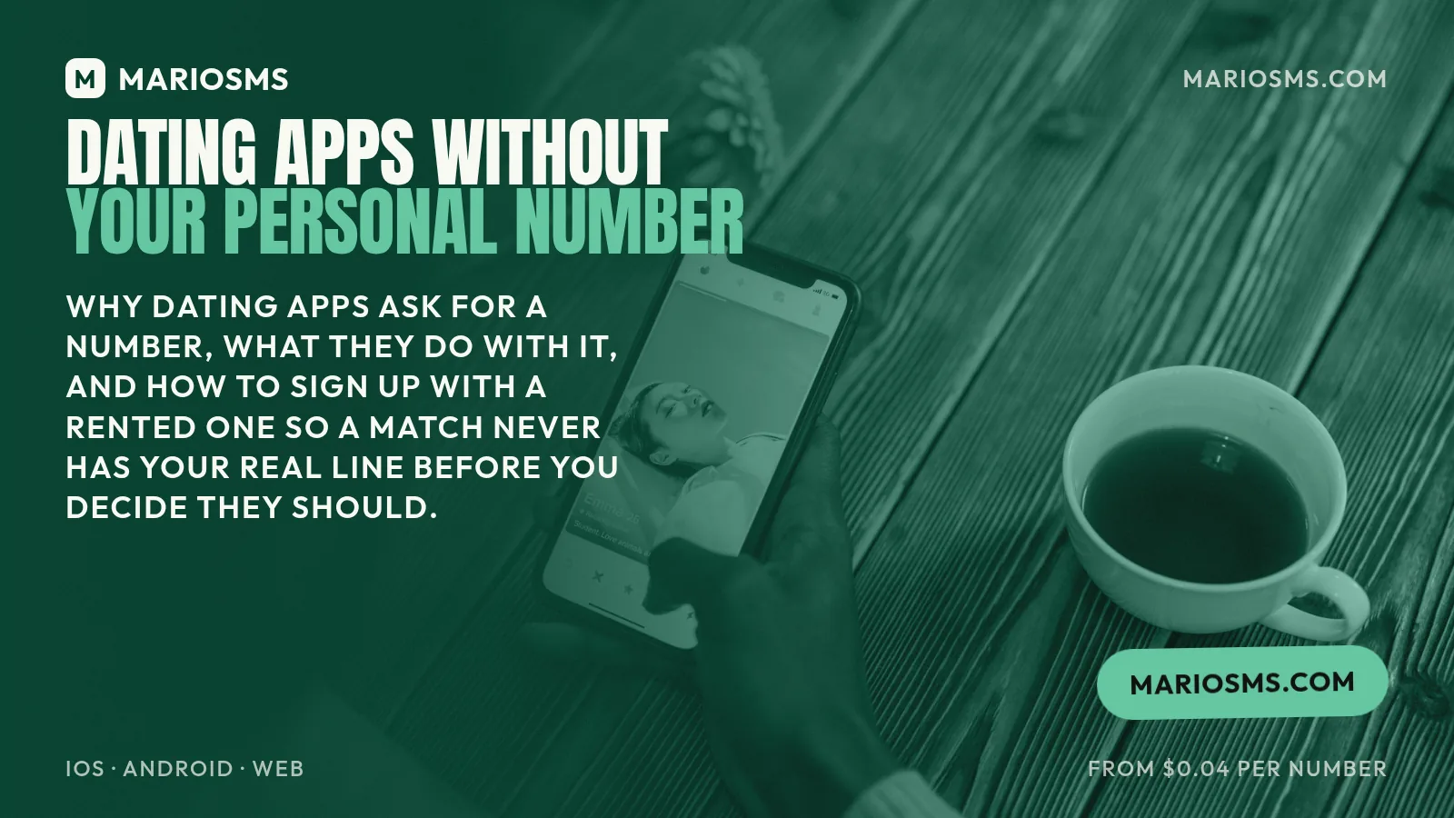 Dating Apps Without Your Personal Number