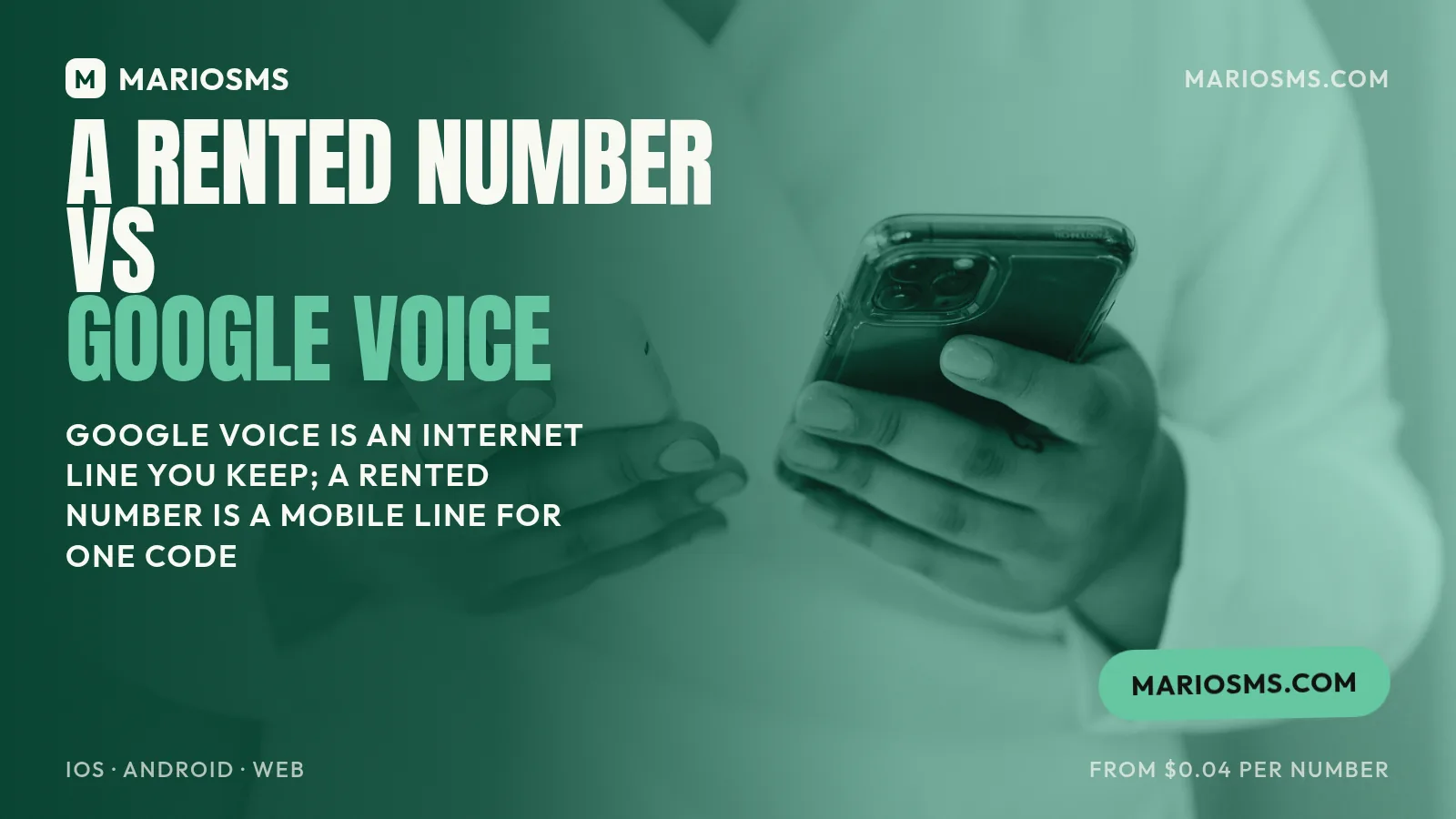 A Rented Number vs Google Voice