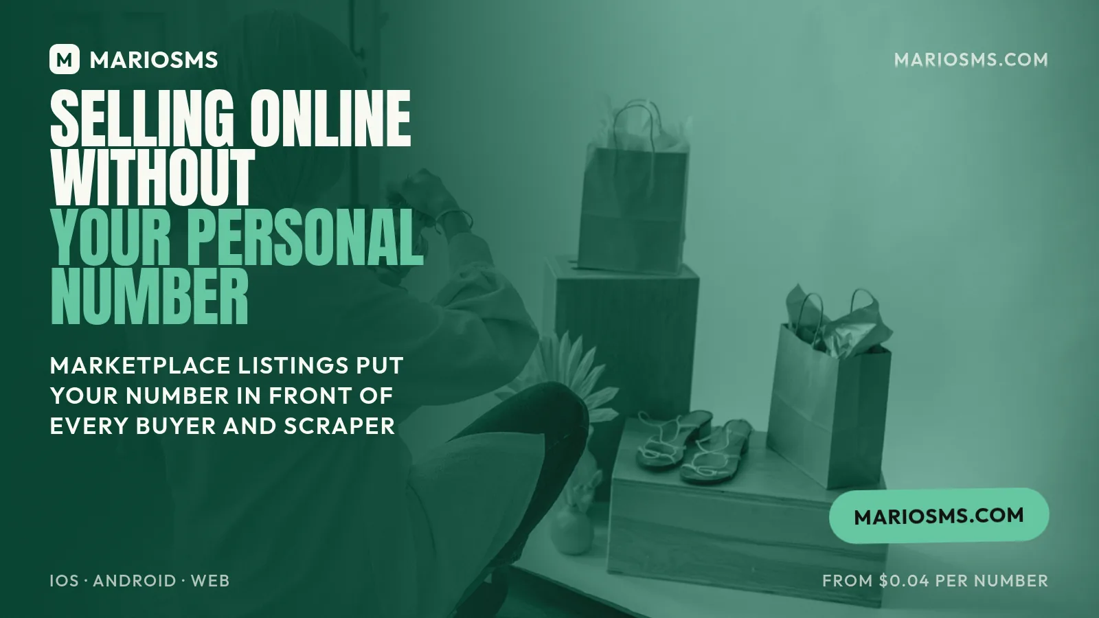 Selling Online Without Your Personal Number
