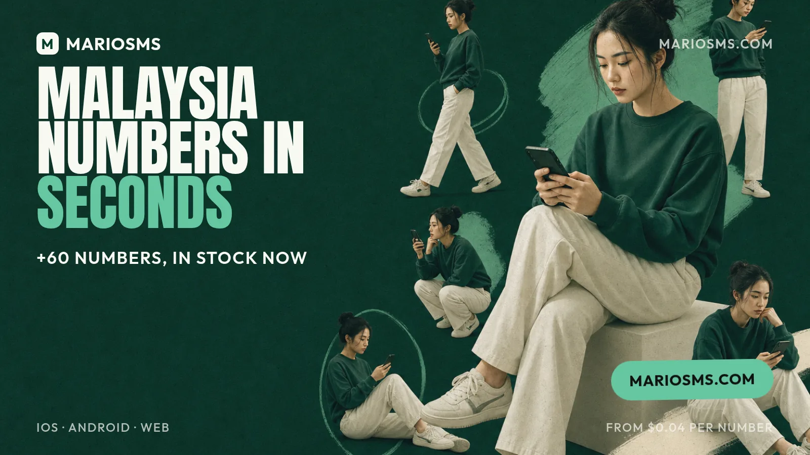 Malaysia phone number for SMS verification
